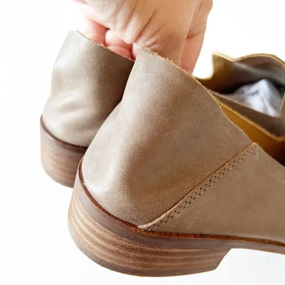 Lucky Brand Cahill Loafer Taupe Soft‎ Leather Shoes Women’s Size 10M Fall Vibes - Picture 6 of 14